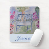 Summer Garden Bench Mousepad (Mit Mouse)