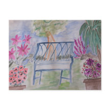 Summer Garden Bench