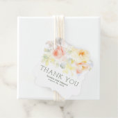 Summer Garden Blume Boho Elegant Vielen Dank Geschenkanhänger (Beispiel)