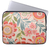 Summer Garden Bold Blooms Design Laptopschutzhülle (Vorderseite)