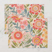 Summer Garden Bold Blooms Postkarte (Vorne/Hinten)