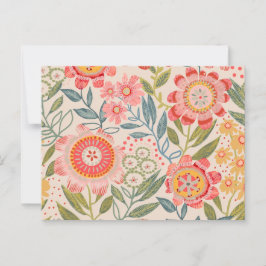 Summer Garden Bold Blooms Postkarte