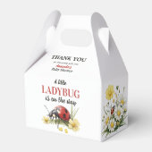 Summer Garden Daisy Little Ladybug Baby Shower  Geschenkschachtel (Vorderseite)