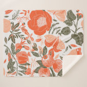 Summer Garden Deco Tile Sherpadecke (Vorderseite (Horizontal))