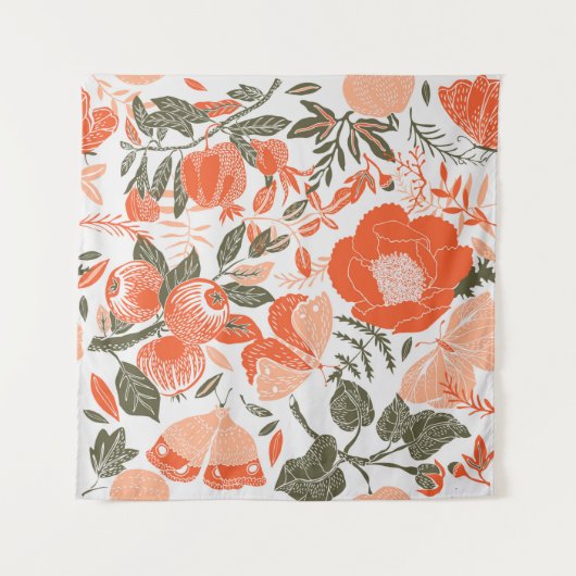 Summer Garden Deko Tile Wandteppich (Vorderseite)