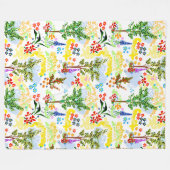 Summer garden fleecedecke (Vorderseite (Horizontal))