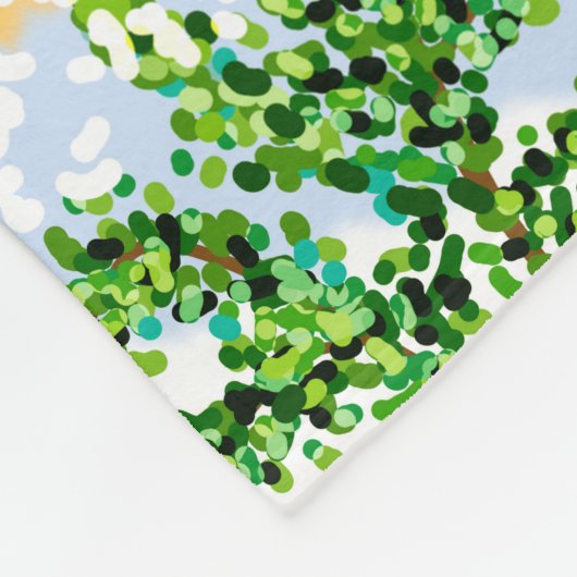 Summer garden fleecedecke (Ecke)