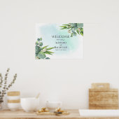 Summer Garden Floral Wedding Poster (Küche)