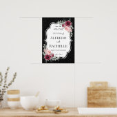 Summer Garden Floral Wedding Poster (Küche)
