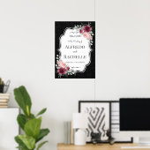 Summer Garden Floral Wedding Poster (Heimbüro)