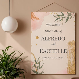 Summer Garden Floral Wedding Poster