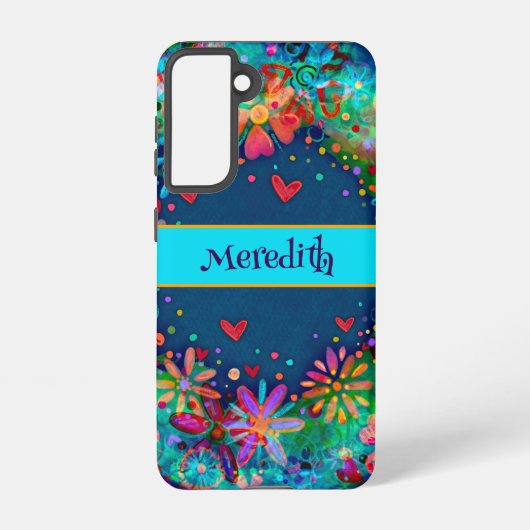 "Summer Garden" Inspirivity Samsung Case Galaxy Hülle (Rückseite)