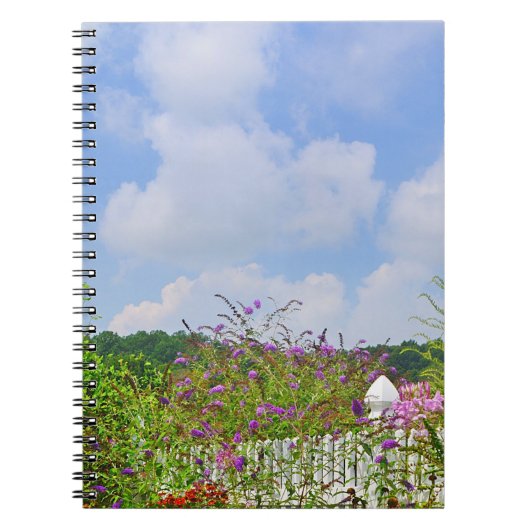 Summer Garden Notebook Notizblock (Vorderseite)