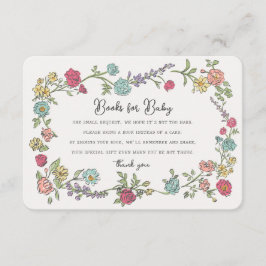 Summer Garden Party Books for Baby Shooting Insert