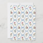 Summer Garden Party Bright Floral Baby Dusche (Rückseite)