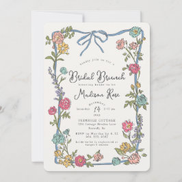 Summer Garden Party Bright Floral Bridal Brunch