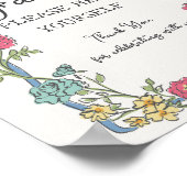 Summer Garden Party Helle Blumenfavoriten Poster (Ecke)