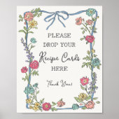 Summer Garden Party Pastel Floral Entdecken Sie da Poster (Vorne)