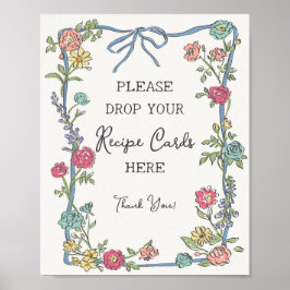 Summer Garden Party Pastel Floral Entdecken Sie da Poster