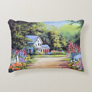 Summer Garden Path Country Zuhause Throw Kissen