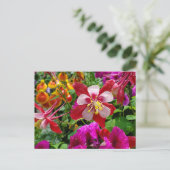 Summer Garden Postkarte (Stehend Vorderseite)