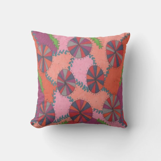 Summer Garden Print Kissen (Vorderseite)