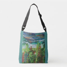 Summer Garden Print Tasche Schultertasche