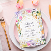 Summer Garden Tee Party Chic Brautparty Einladung