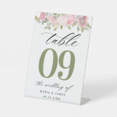 Summer Garden Tischnummer Sockelschild (Vorderseite)