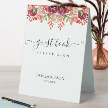 Summer Garden Watercolor Floral Wedbook
