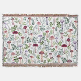 Summer Garden Watercolor Pilze  Decke