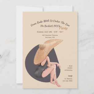 Summer Gefühl Einladung