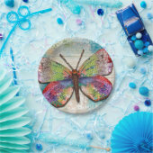 Summer Gefühls Schmetterlingspapier Pappteller (Party)