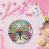 Summer Gefühls Schmetterlingspapier Pappteller (Party)