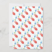 Summer Gelbe Labrador Beach Party Einladung (Rückseite)