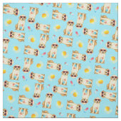 Summer Gelbe Labrador Fabric Stoff (Muster)