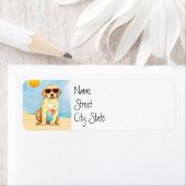 Summer Gelbe Labrador Label (Insitu)