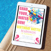 Summer Girl Birthday Party Einladung