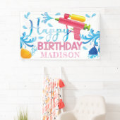 Summer Girl Birthday Personalisiert Banner (Insitu)