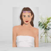 SUMMER GIRL BRIEFPAPIER (Stehend Vorderseite)