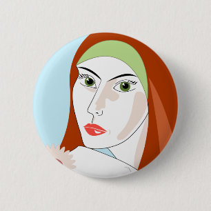Summer Girl Button