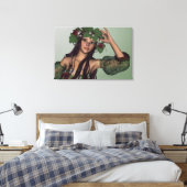 Summer Girl Canvas Print Leinwanddruck (Insitu (Schlafzimmer))