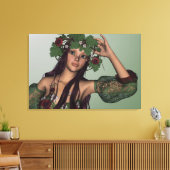 Summer Girl Canvas Print Leinwanddruck (Insitu (Wohnzimmer))