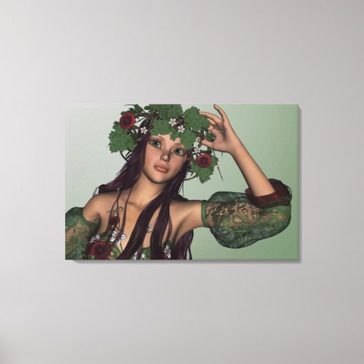 Summer Girl Canvas Print Leinwanddruck (Vorderseite)
