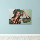 Summer Girl Canvas Print Leinwanddruck (Insitu (Holzboden))