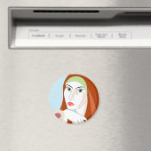 Summer Girl Magnet (In Situ (Geschirrspüler))