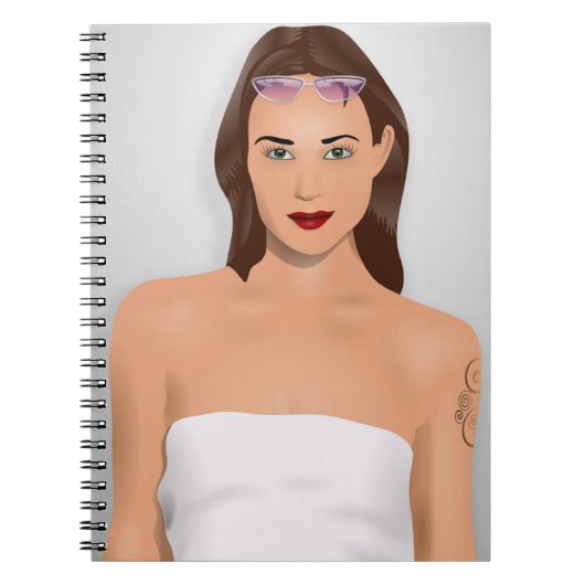 SUMMER GIRL NOTIZBLOCK (Vorderseite)