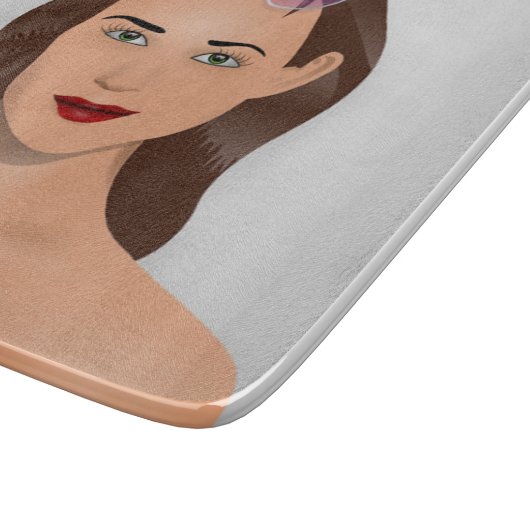 SUMMER GIRL SCHNEIDEBRETT (Ecke)