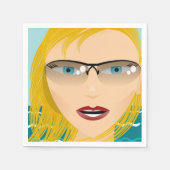 SUMMER GIRL SERVIETTE (Vorderseite)