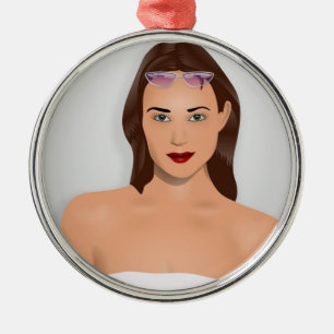SUMMER GIRL SILBERNES ORNAMENT